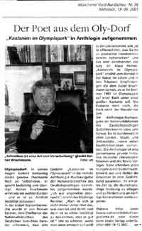 Bericht "Der Poet aus dem Oly-Dorf"